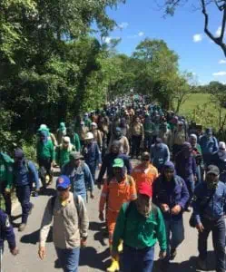 A pesar de bloqueos, Ecopetrol garantiza normalidad en operaciones Trabajadores Ecopetrol en el Meta. Foto: USO.