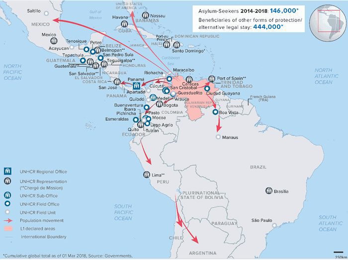 2,3 millones de personas han salido de Venezuela