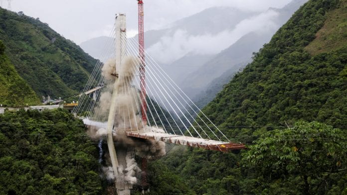 Fiscalía: También hubo errores de construcción en puente Chirajara