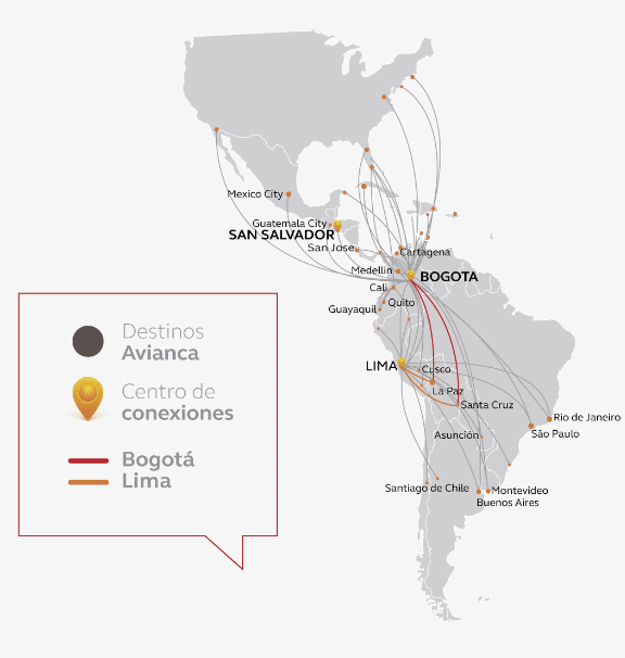 Avianca anunció vuelo directo y diario entre Bogotá y Santa Cruz de la Sierra (Bolivia)