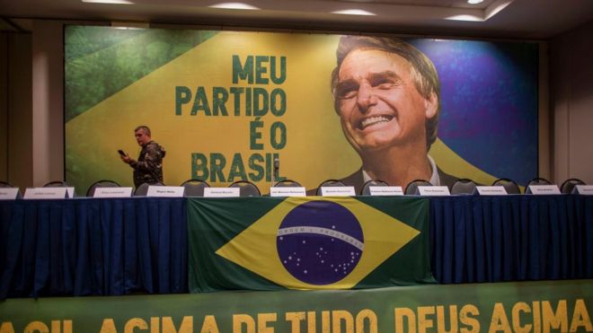 Bolsonaro ganaría Presidencia de Brasil en segunda vuelta, según encuesta Bolsonaro ganaría Presidencia de Brasil en segunda vuelta, según encuesta