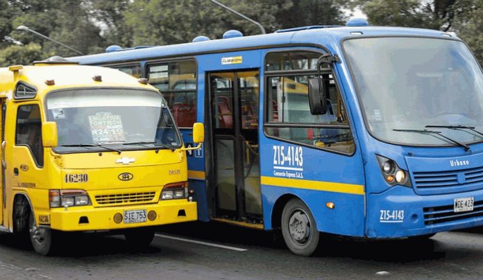 Buses de SITP.