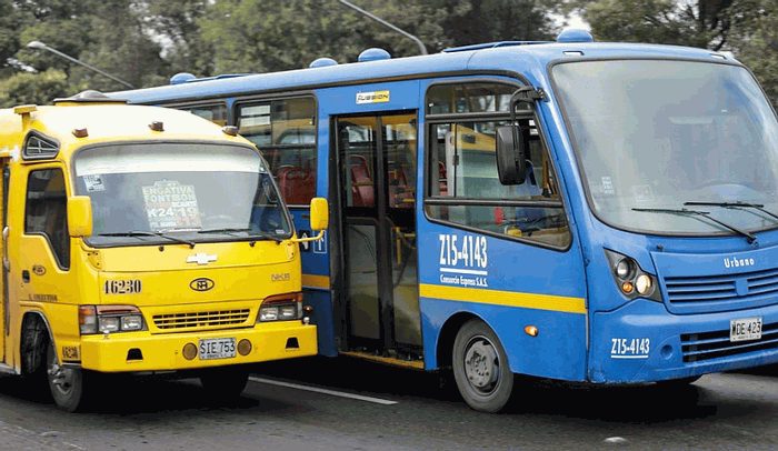 Buses de SITP.