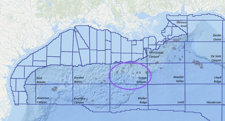 Ecopetrol gana cuatro bloques petroleros en el Golfo de México en EE. UU.