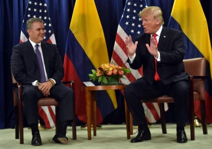 duque_y_trump. Foto: El Heraldo.