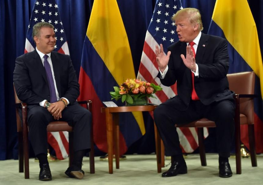 Trump cancela reunión con presidente Duque en Bogotá