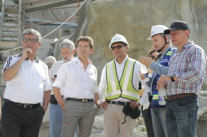 Gobernador de Antioquia da parte de tranquilidad por avance de obras en Hidroituango