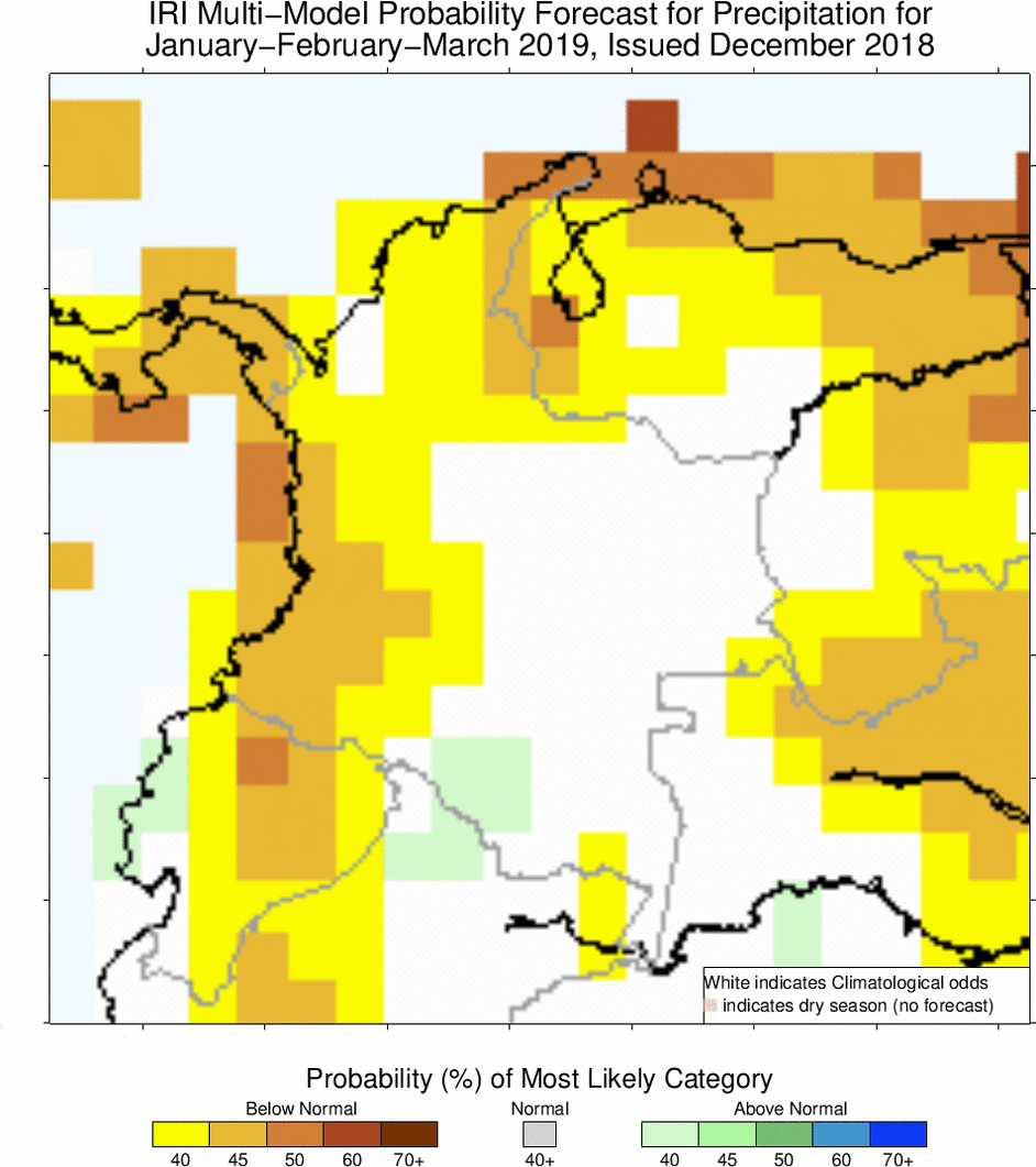 El Niño se debilitará después de abril y lluvias volverán a Colombia