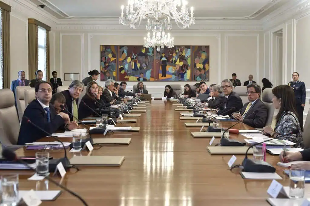Colombia cita consejo extraordinario de ministros por coronavirus Consejo de Ministros - Gobierno Ivan Duque