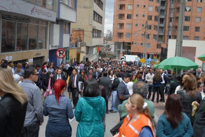 Temblor. Foto: Minuto30.