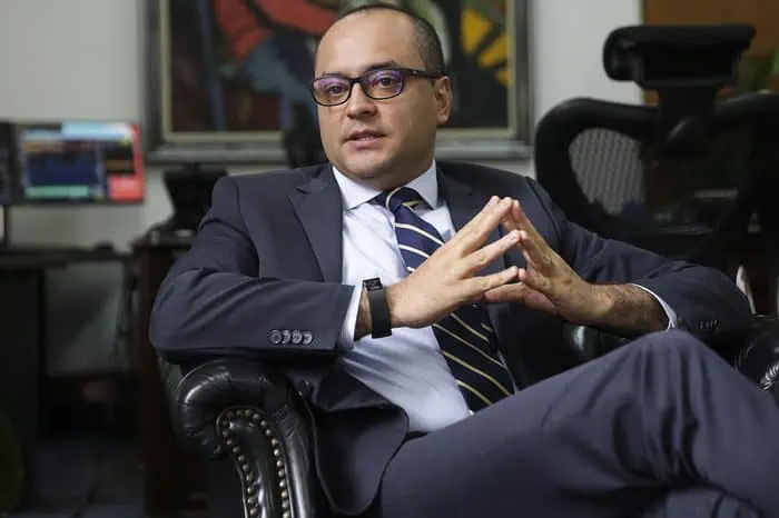 Migración venezolana podría costar hasta el 1,5% del PIB de Colombia Cesar Arias, director de Crédito Público del Ministerio de Hacienda de Colombia. Foto: Archivo