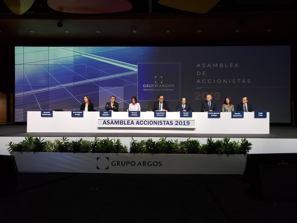 Inversiones del Grupo Argos en 2019 serán de $2,6 billones y aumentan 30%