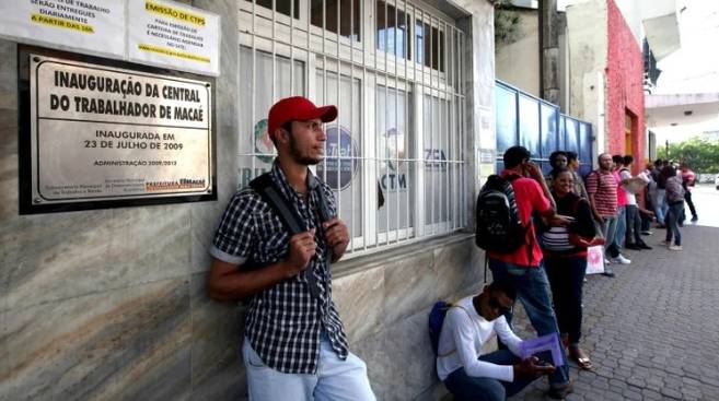 Desempleo en Brasil aumentó a 12,4% en febrero de 2019