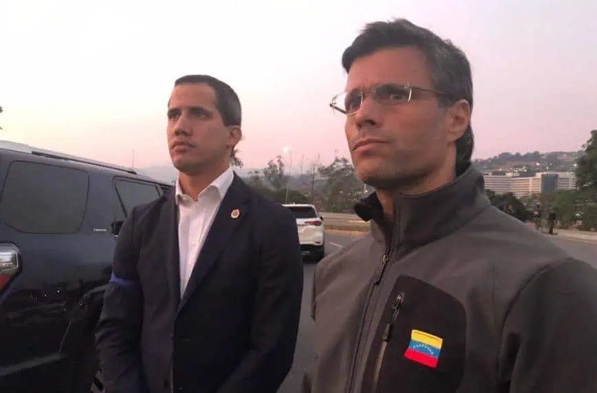 Juan Guaidó libera a Leopoldo López con ayuda de militares rebeldes e inicia Operación Libertad en Venezuela Juan Guaidó libera a Leopoldo López con ayuda de militares rebeldes e inicia Operación Libertad en Venezuela