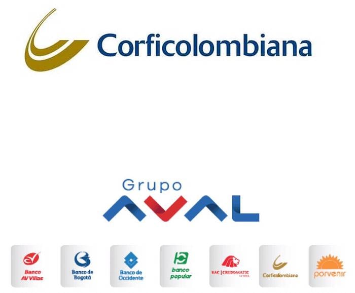 Acciones de Corficolombiana y Aval mantienen tendencia alcista