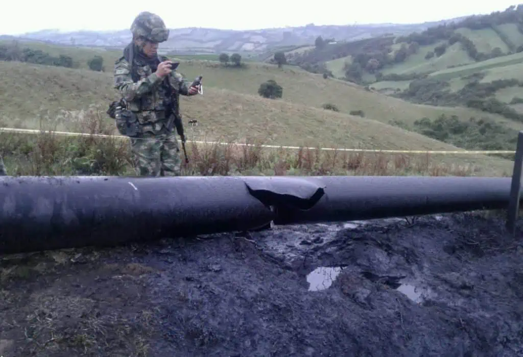 De nuevo atentan contra oleoducto Trasandino De nuevo atentan contra oleoducto Trasandino