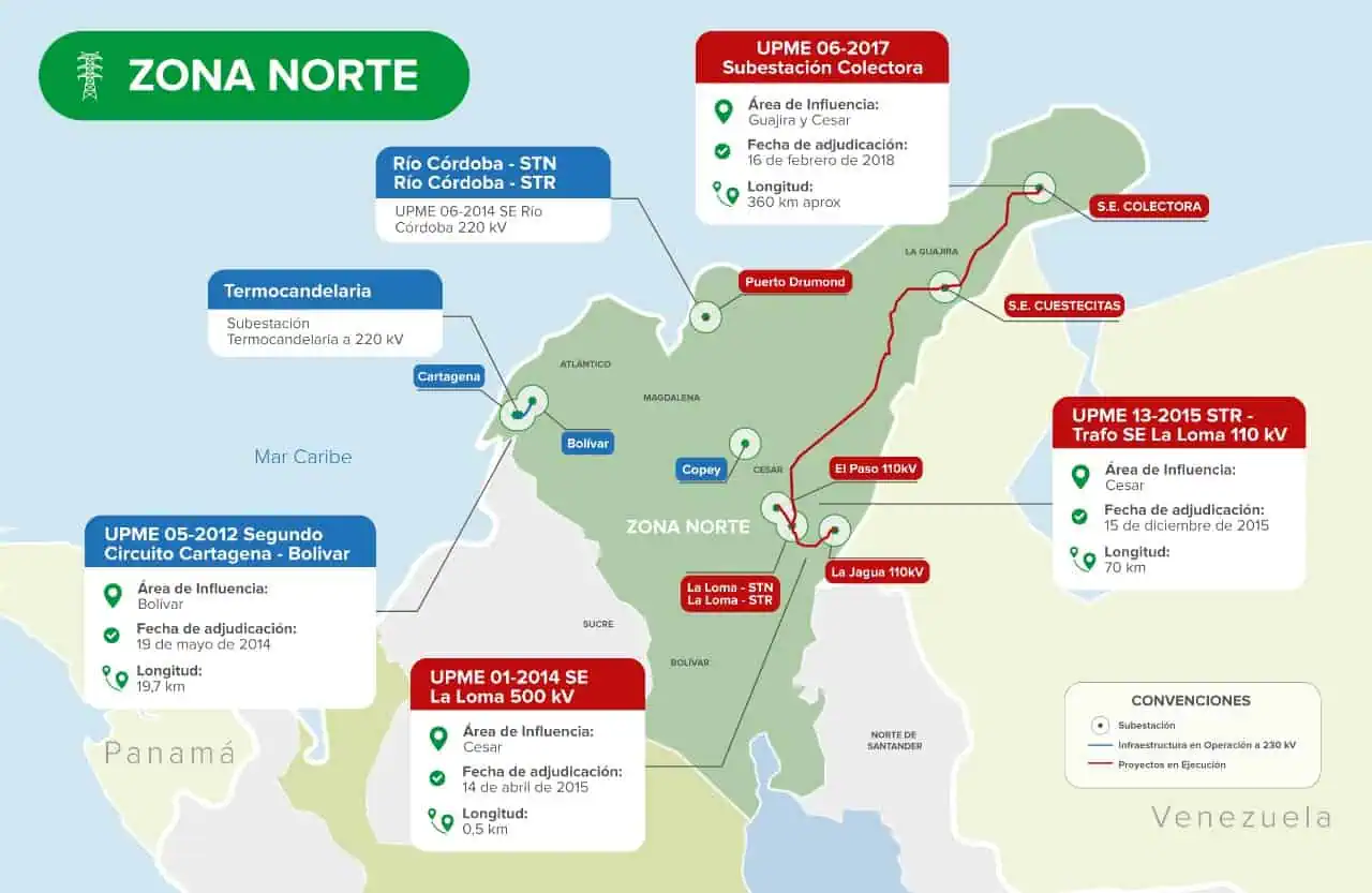 Grupo Energía Bogotá inaugurará proyectos de transmisión en la Costa Caribe Grupo Energía Bogotá inaugurará proyectos de transmisión en la Costa Caribe