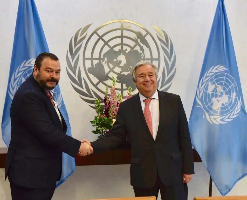 La trascendental reunión del Defensor del Pueblo de Colombia Carlos Negret con el Secretario de la ONU La trascendental reunión del Defensor del Pueblo de Colombia Carlos Negret con el Secretario de la ONU