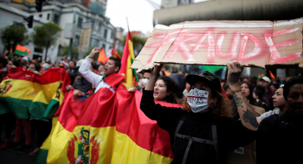 Aumenta tensión en Bolivia por resultados de elecciones presidenciales y presunto fraude