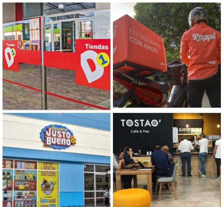 D1, Justo & Bueno, Rappi y Tostao ganan terreno entre las 50 marcas más valiosas de 2019