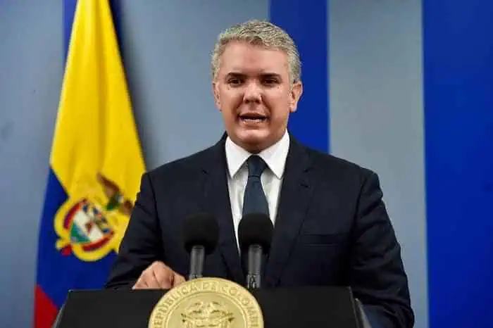Colombia congelará tarifas de agua, aliviará deudas y acelerará devolución del IVA por coronavirus Iván Duque, presidente de Colombia. Foto: Archivo