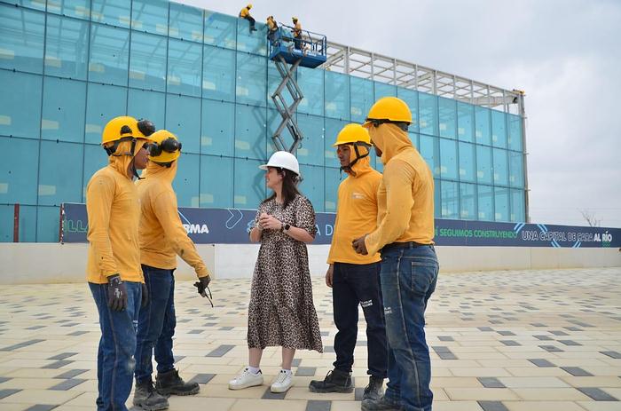 Avanza infraestructura para Asamblea del BID que potenciará crecimiento de Barranquilla: Karen Abudinen