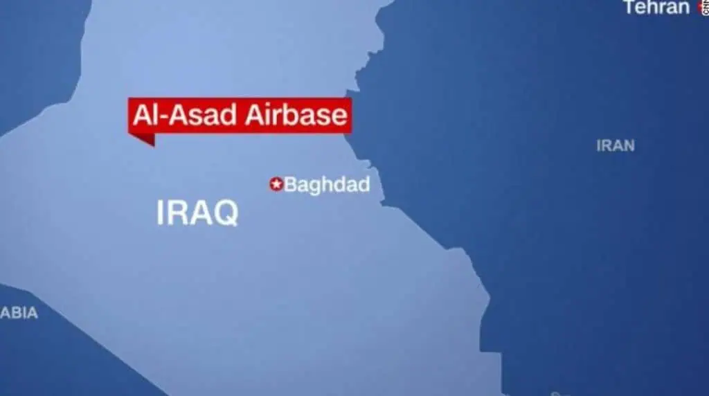 Irán atacó base militar iraquí que tenía tropas estadounidenses; precio del petróleo sube Irán atacó base militar iraquí que tenía tropas estadounidenses; precio del petróleo sube