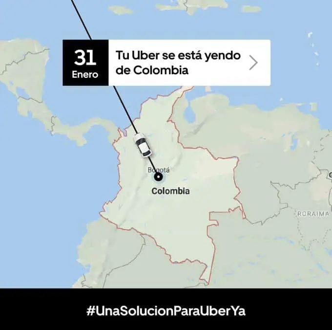 Gobierno de Colombia dice no estar en contra de plataformas como Uber y plantea reformas Gobierno de Colombia dice no estar en contra de plataformas como Uber y plantea reformas