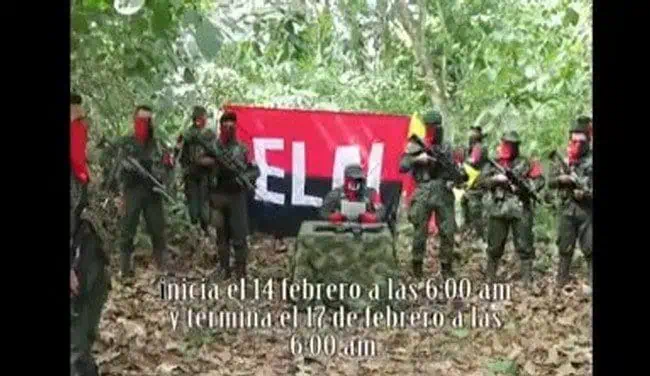Guerrilla del ELN anuncia paro armado en Colombia y Gobierno alista ofensiva Guerrilla del ELN anuncia paro armado en Colombia y Gobierno alista ofensiva