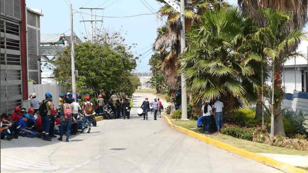 Incendio en fábrica de Tecnoglass en Barranquilla