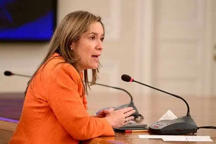 Congelan tarifa de energía y prohíben mediciones de consumo por promedio en Colombia María Fernanda Suárez, ministra de Minas y Energía de Colombia. Foto: Cortesía Presidencia de la República