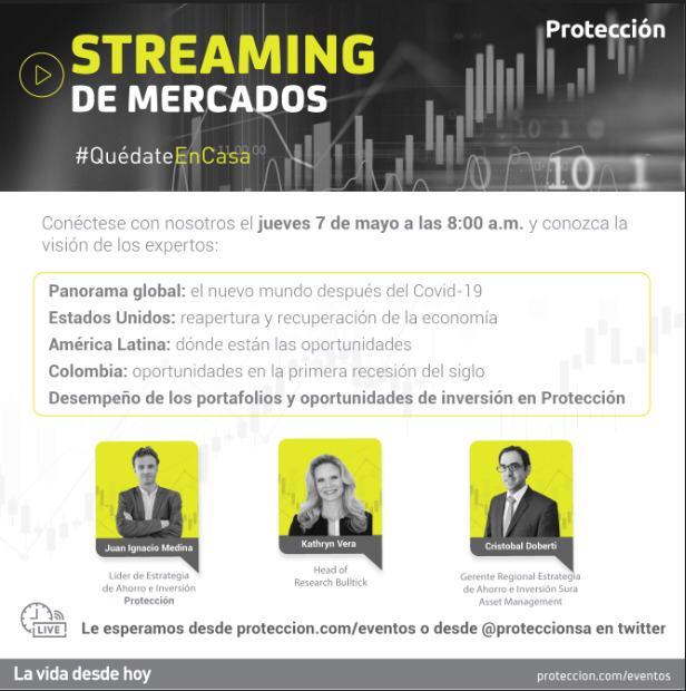 Protección ofrecerá streaming de mercados el siete de mayo