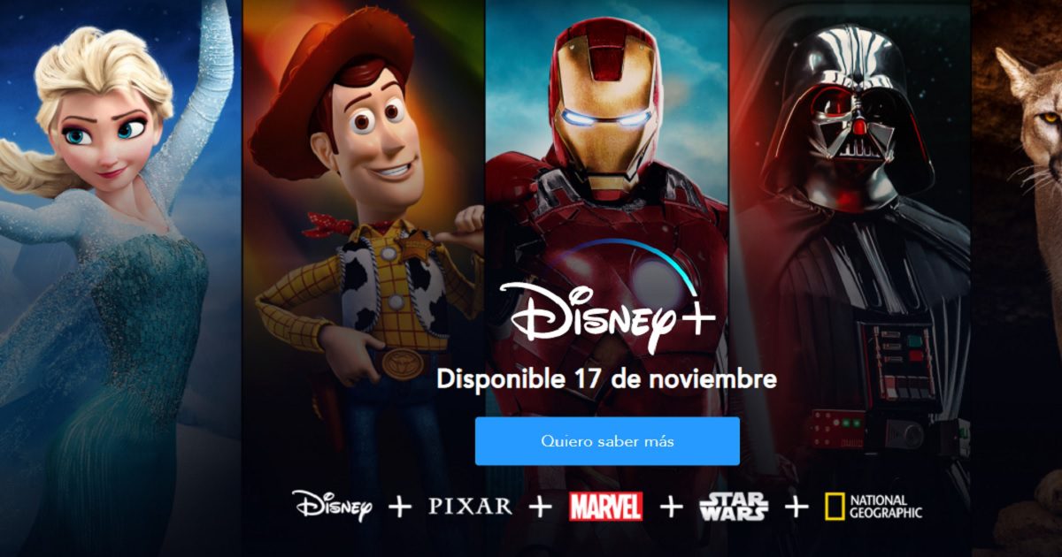 Disney+ (Foto Disney+ Latinoamérica)