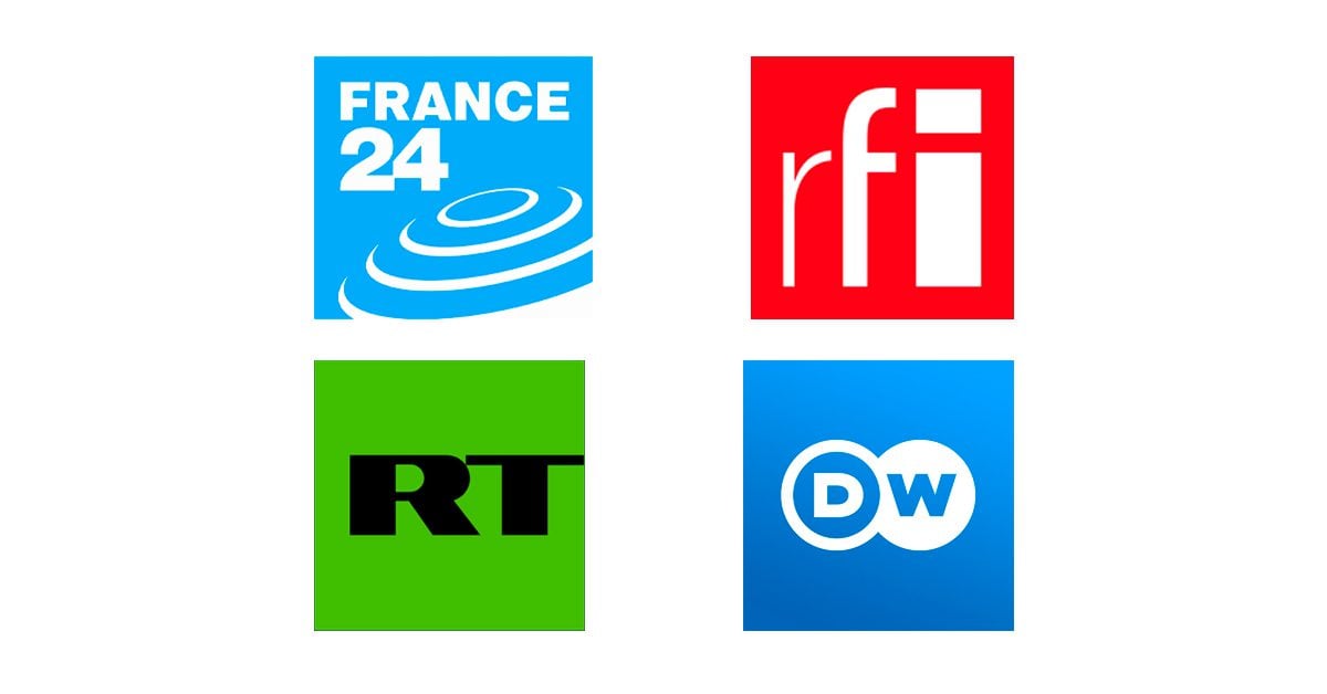 France24, DW, RFI y RT