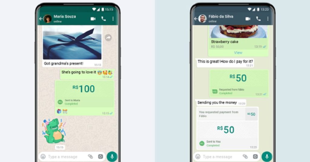 Pagos whatsapp (Foto VentureBeat)