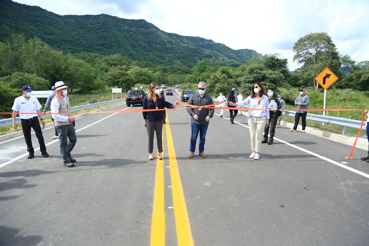 Inauguración autopista Girardot, Puerto Salgar y Honda
