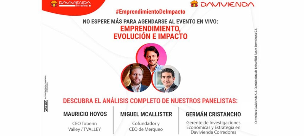 ¿Cómo crecen emprendimientos de impacto en medio de la crisis?: ‘LIVE’ de Davivienda Corredores