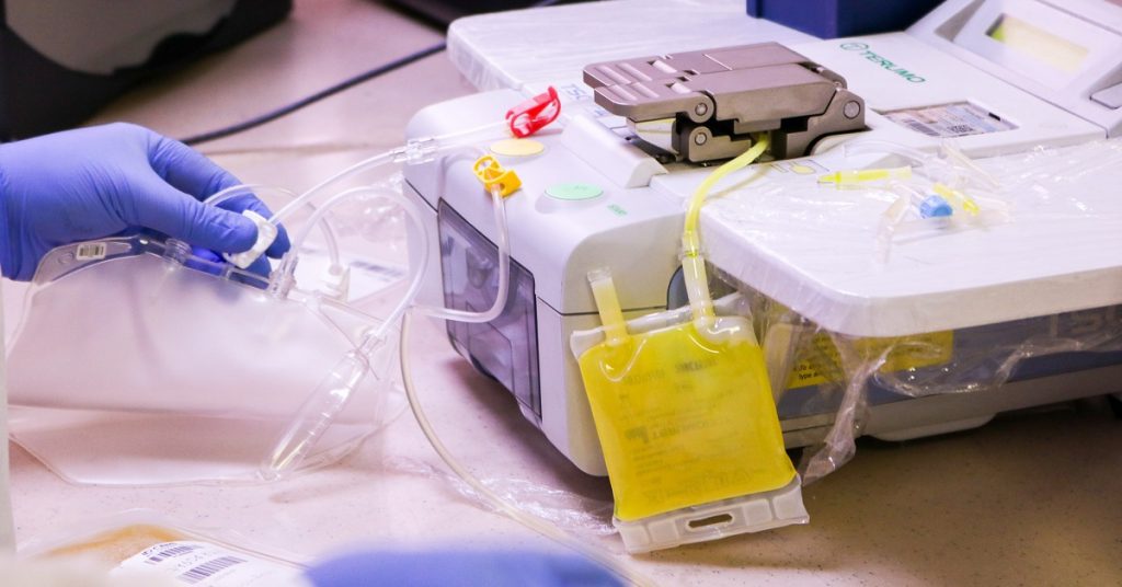 Plasma Covid-19 (Foto IDCBIS)
