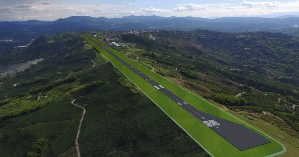 Aprobados $45.000 millones para vía de acceso al Aeropuerto del Café Aeropuerto del Café Aerocafé (Foto Aerocvil)
