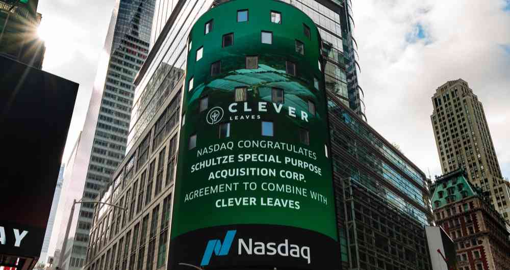 Clever Leaves avanza en fusión con Schultze y su ingreso en mercado de Nasdaq 100