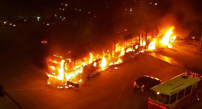 Por disturbios, se suspende operación de Transmilenio en Bogotá
