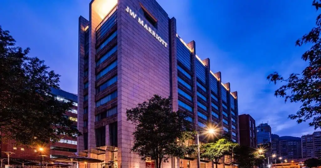 Hotel JW Marriott Bogotá vuelve a operar tras ocho meses de cierre por pandemia Hotel JW Marriott Bogotá vuelve a operar tras ocho meses de cierre por pandemia