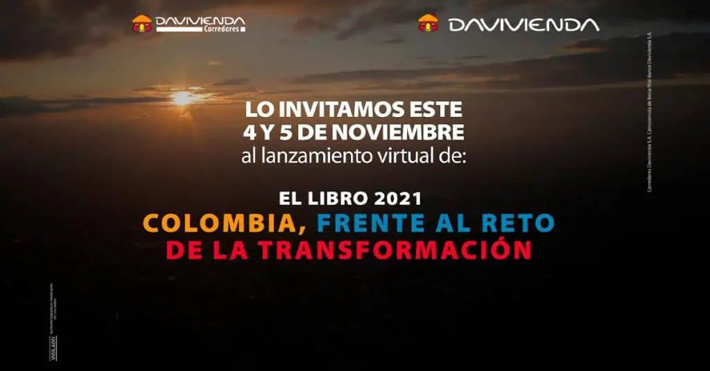 Davivienda lanzará “El Libro 2021 y el Hub Visión” sobre panorama económico de Colombia a mediano plazo Davivienda lanzará “El Libro 2021 y el Hub Visión” sobre panorama económico de Colombia a mediano plazo