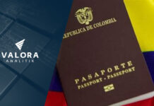 Pasaporte colombiano en riesgo de expedición