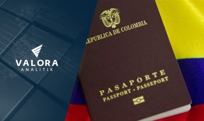 Pasaporte colombiano en riesgo de expedición