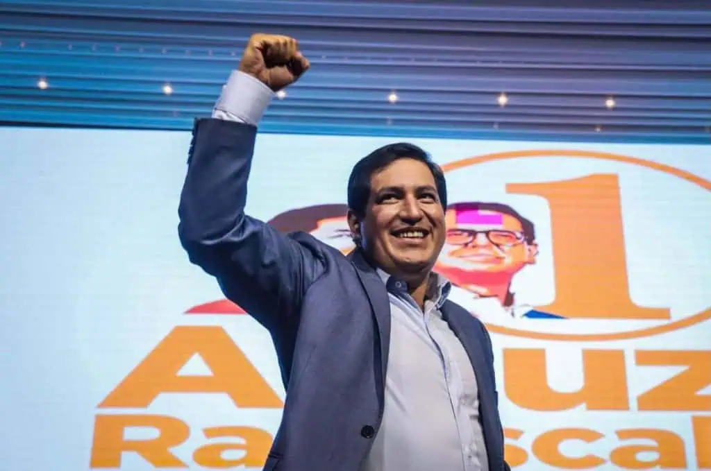 Elecciones presidenciales en Ecuador: Arauz llega a segunda vuelta con una marcada ventaja Elecciones presidenciales en Ecuador: Arauz llega a segunda vuelta con una marcada ventaja