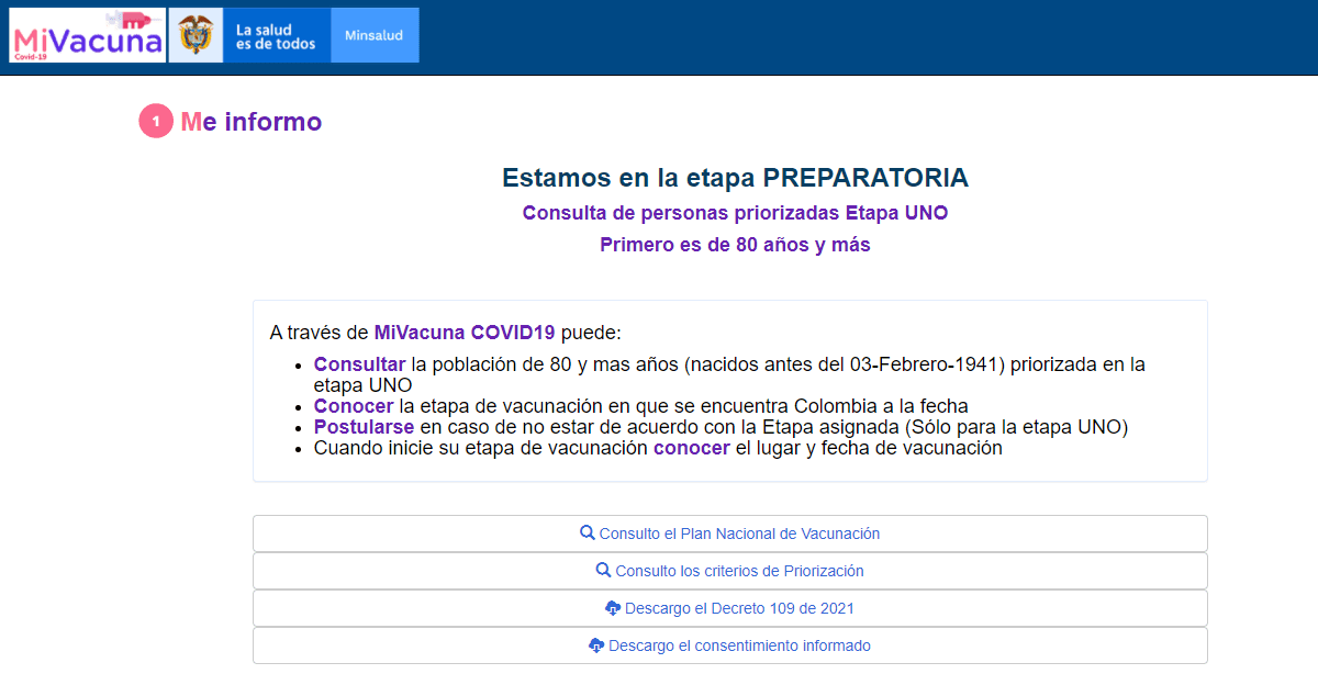 Ya se pueden consultar turnos de vacunación en Colombia con ‘Mi Vacuna’