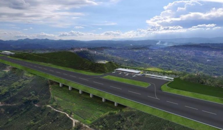 Render del aeropuerto del Café (Aerocafé)