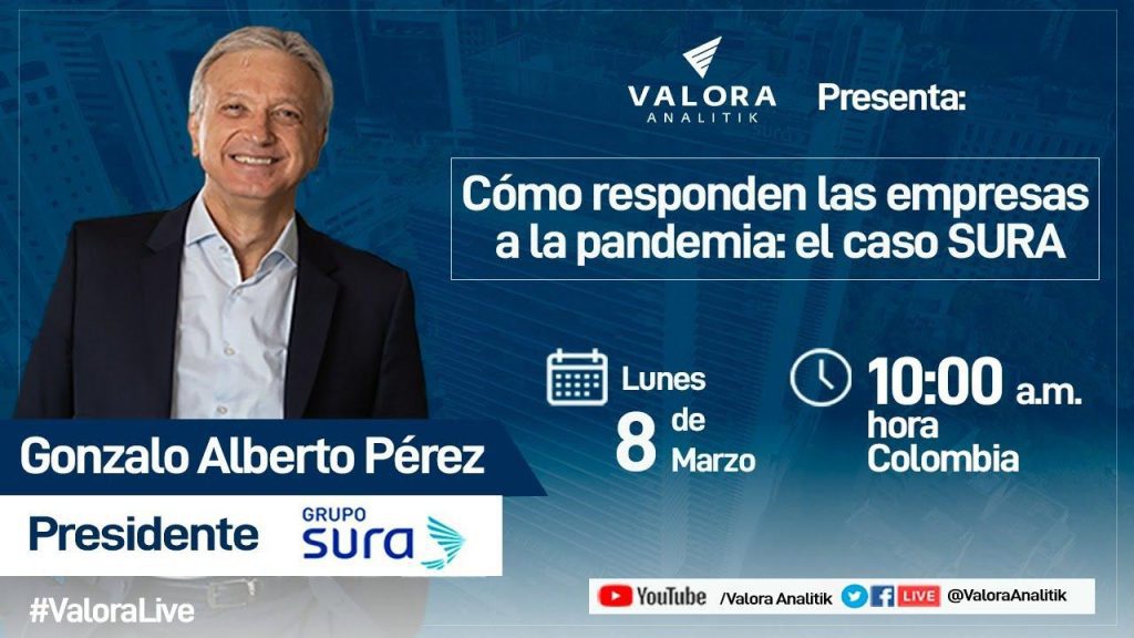 Entrevista | Grupo Sura tiene recompra de acciones en el radar; prevé mejores ingresos en 2021