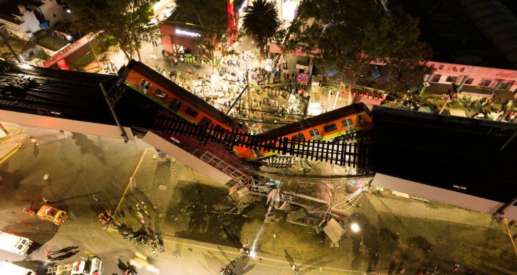 Colapso en tramo del Metro de Ciudad de México deja 23 muertos y más de 70 heridos